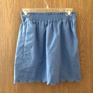 Jcrew factory scalloped sidewalk skirt